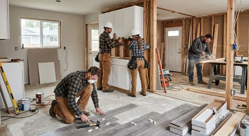 Rec Room Renovation in Denver County, CO